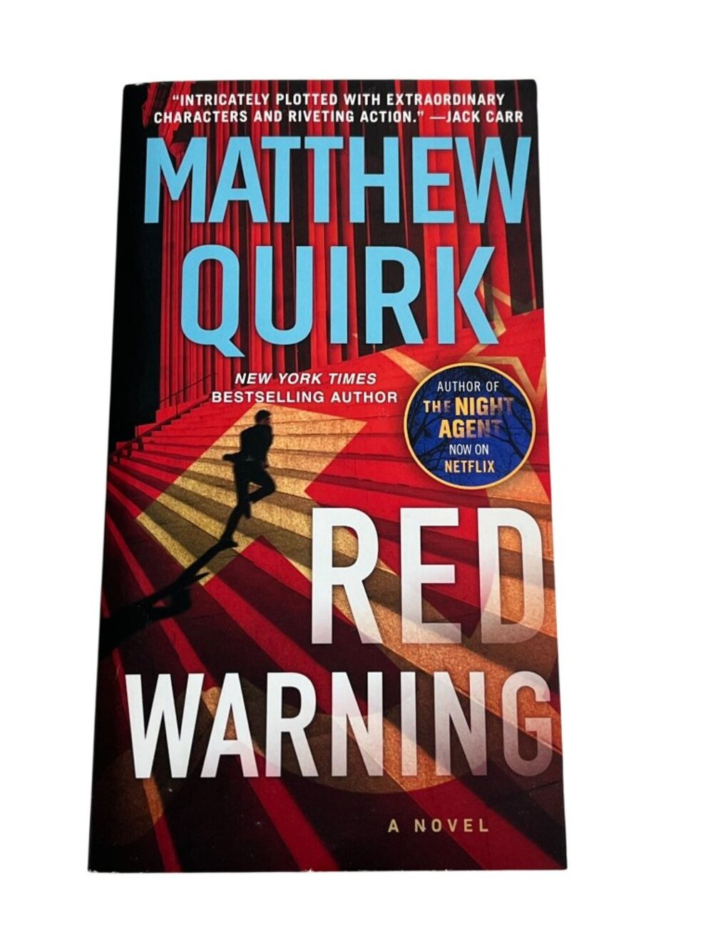 Red Warning Matthew Quirk Espionage Thriller Spy Novel Paperback Book